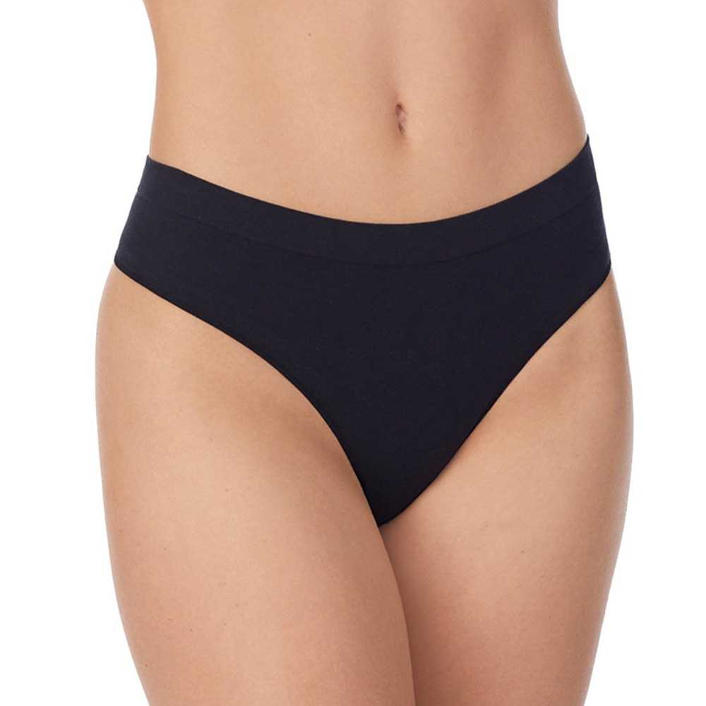 On Gossamer Women Cabana Cotton Seamless Thong Black Size S